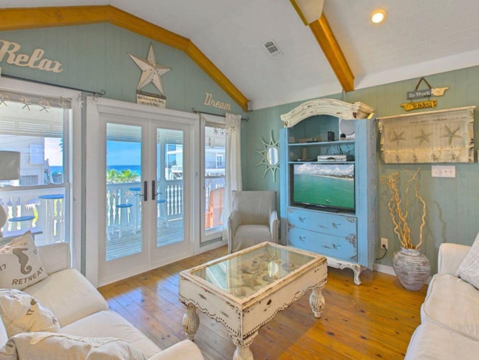 Ocean view from living area