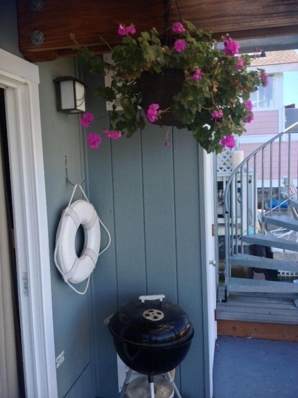BBQ and entrance