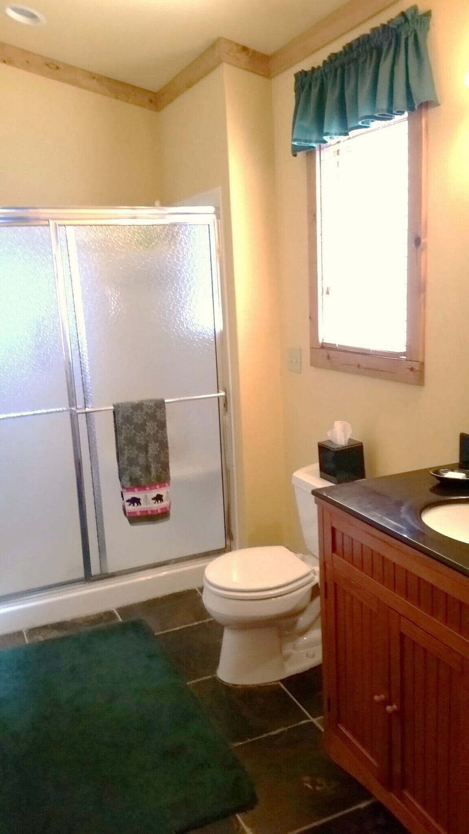 Master bathroom.