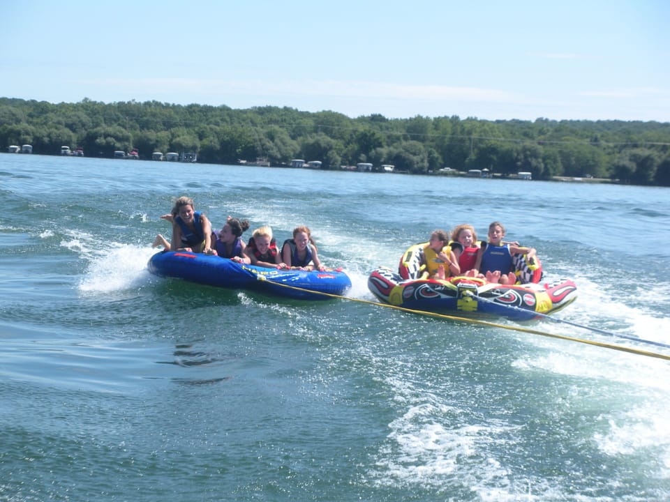 Tubing Competition on Green Lake!