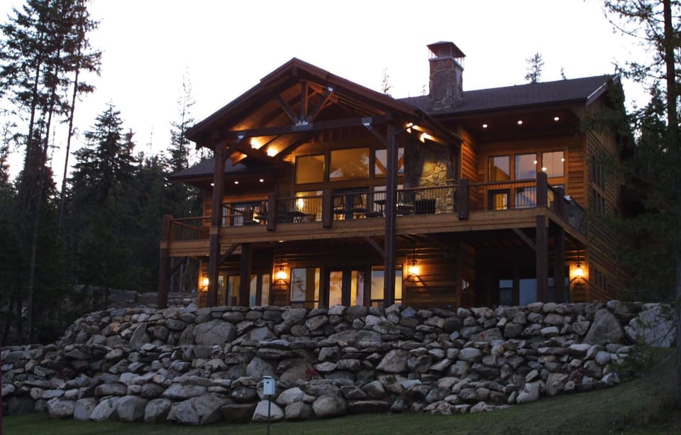 Exterior back of the home