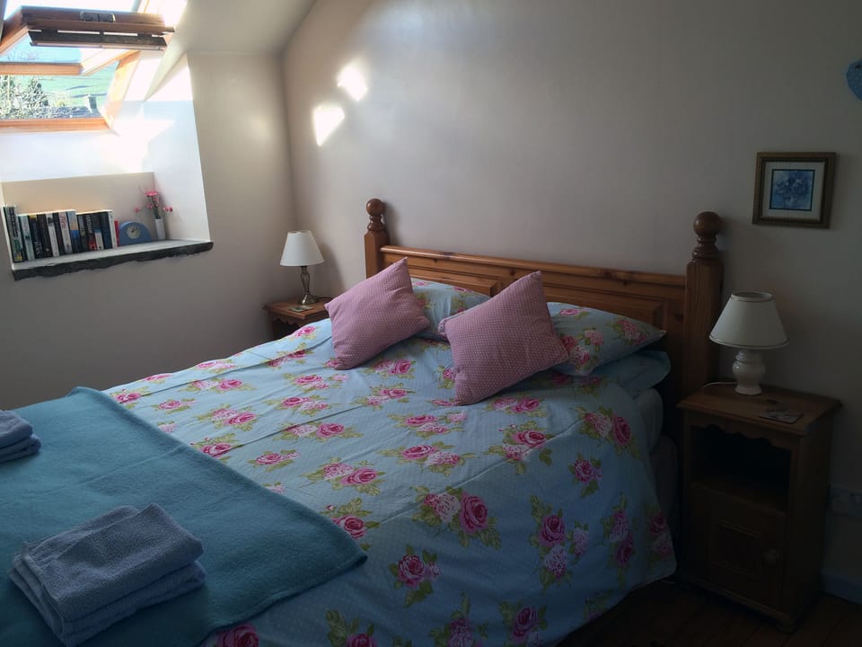 The Barn's Bedroom: King size Double Bed, all linen and towels provided.