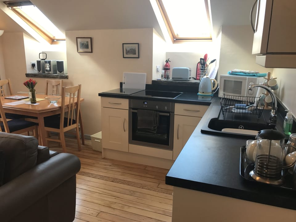 The Barn's Kitchen, very modern with every extra you might need