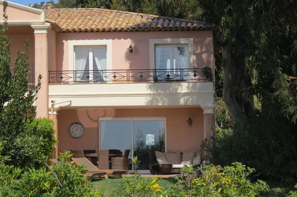 Villa from garden
