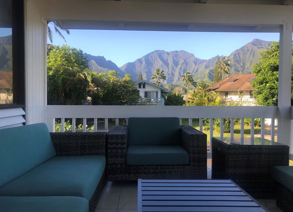 Stunning views of the Hanalei Mountains