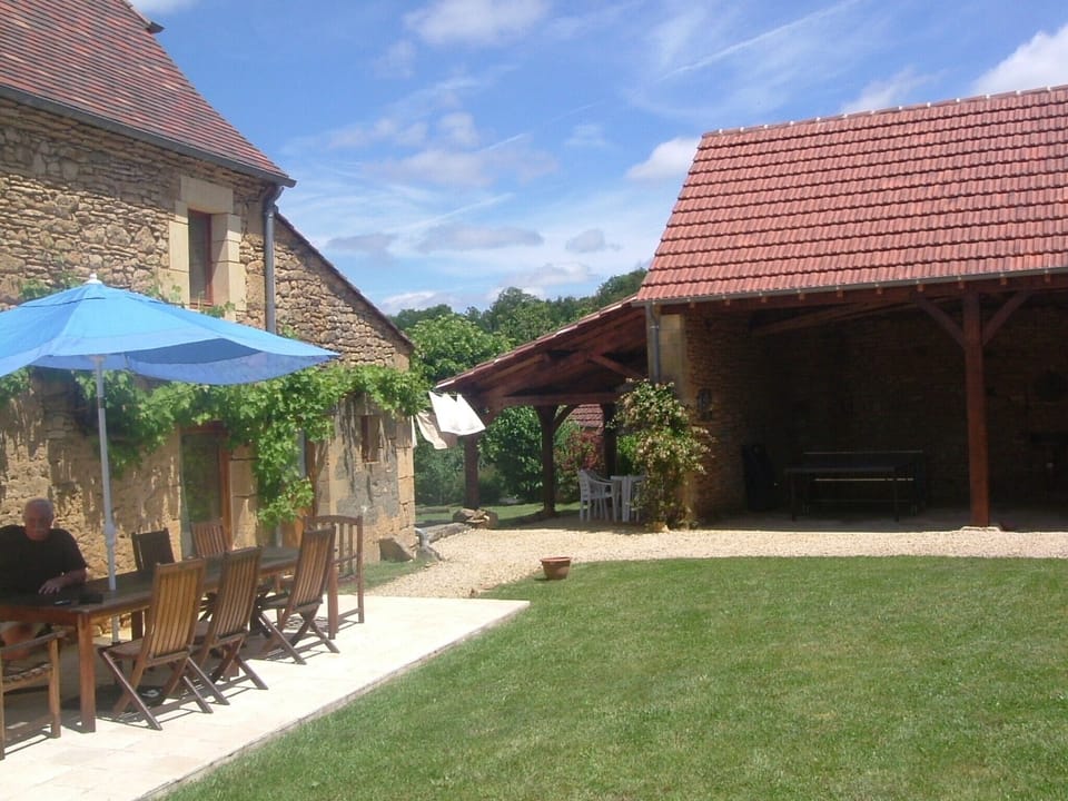 Sunny Patio, Shaded Terrace & Games Area