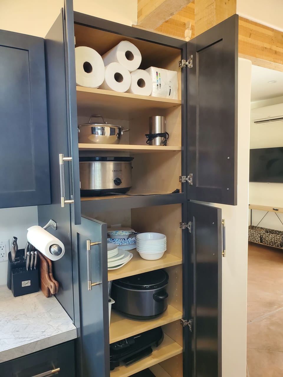 Supplies to entertain. Hot Plate for outside, Blender. You Name It!