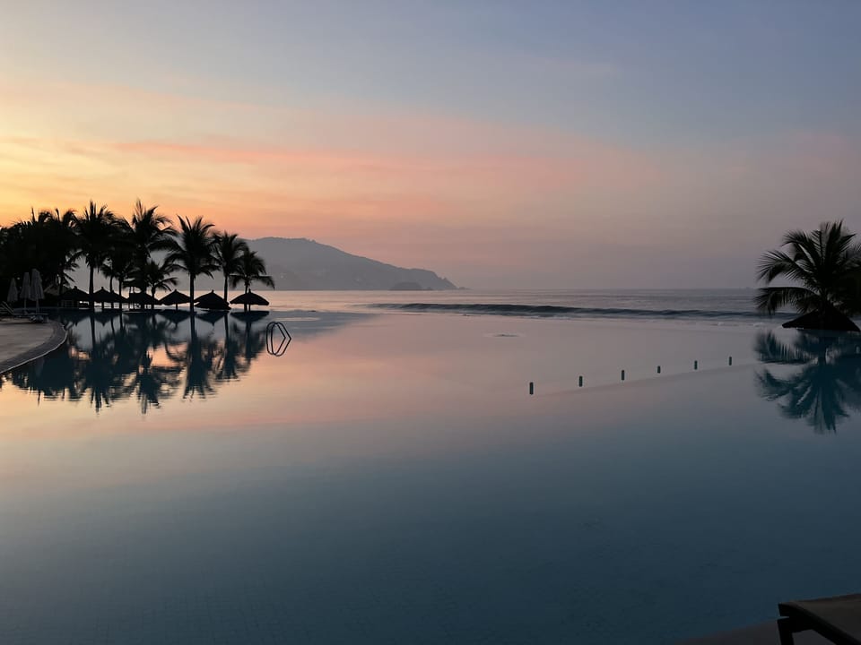 The pool at Sunrise