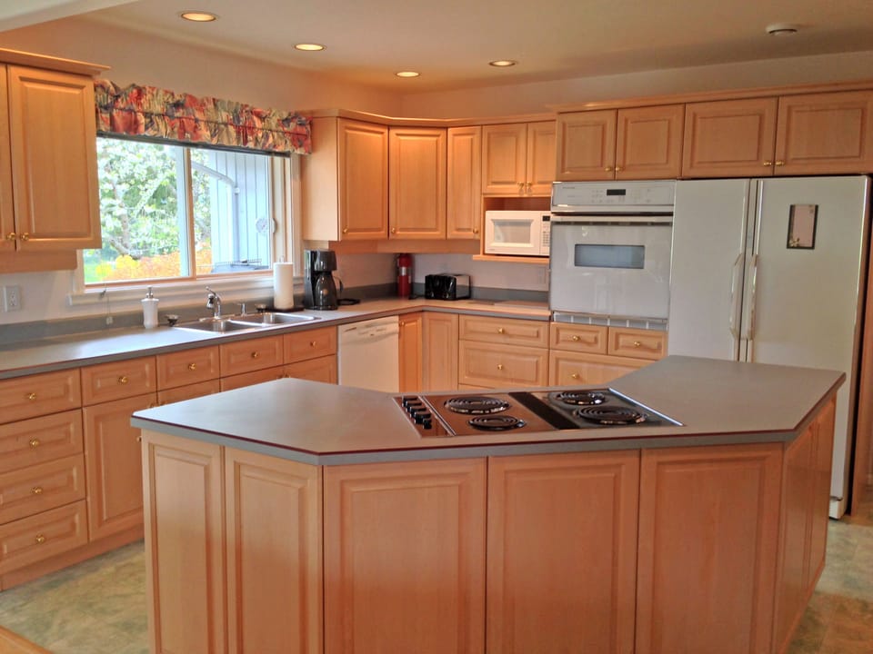 Large open plan kitchen