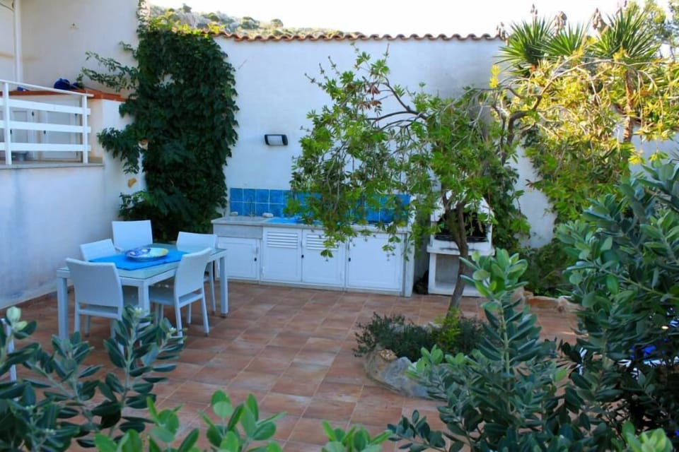 The Kitchen garden with barbecue