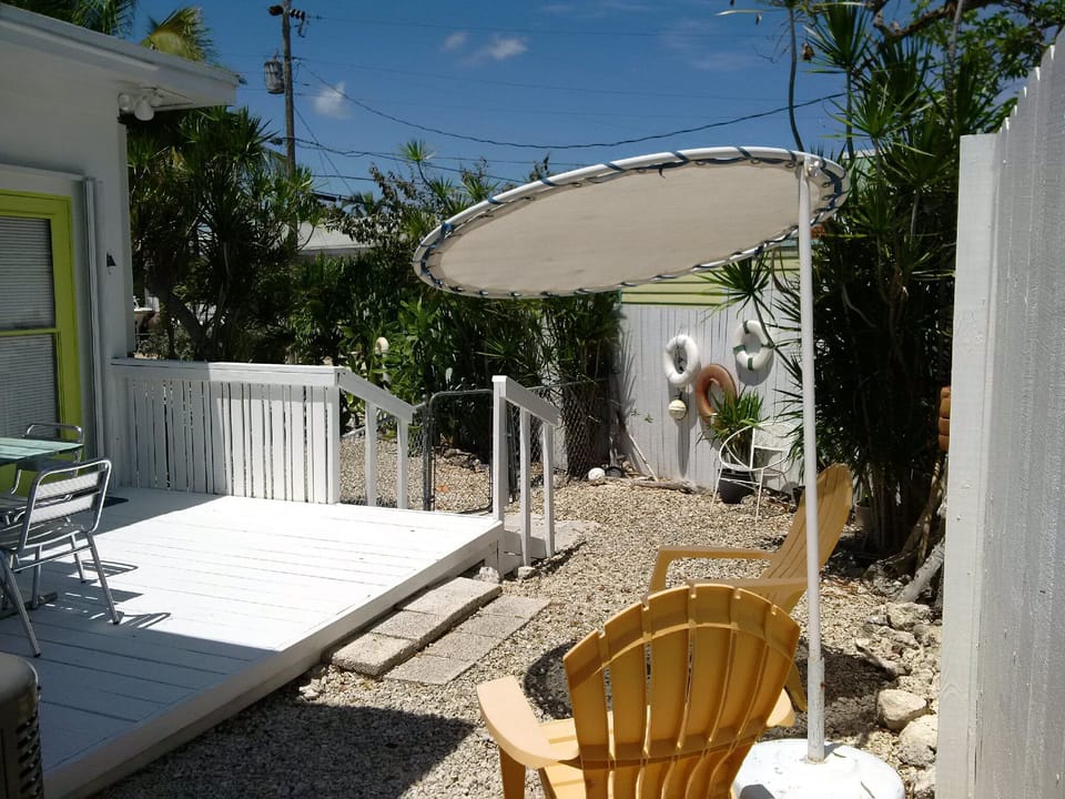 Backyard area