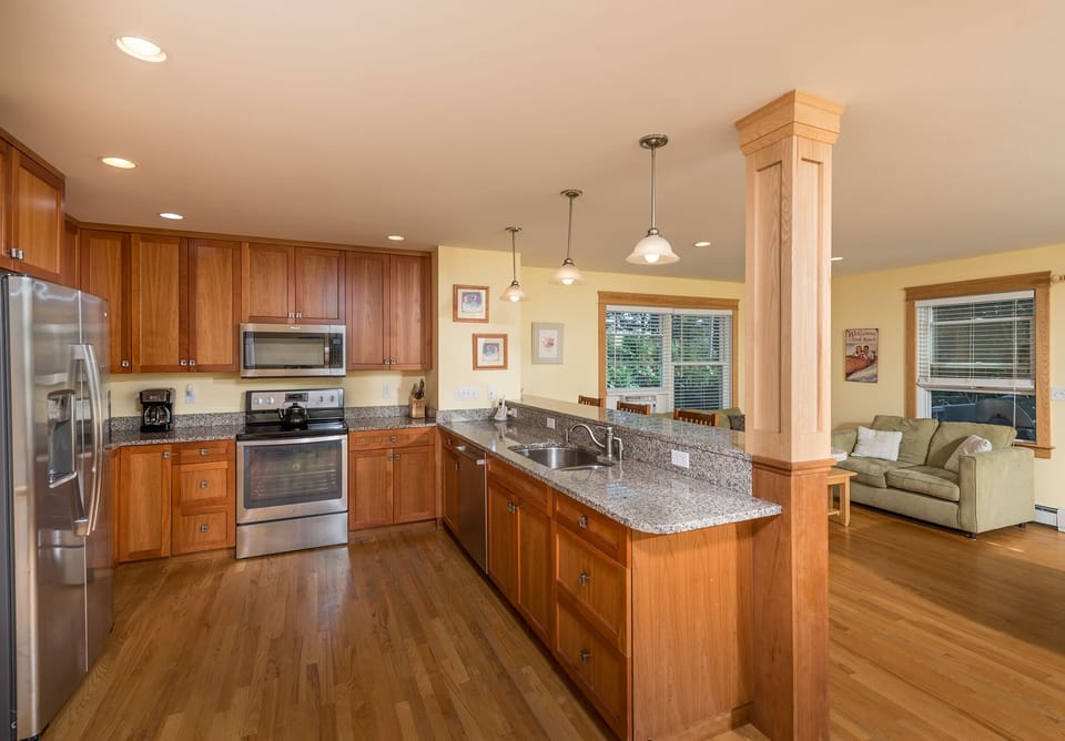 Upgraded stainless steel appliances