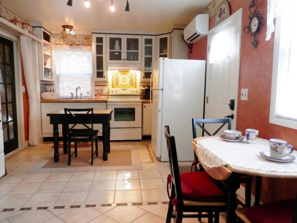 Tuscan Cottage kitchen and dining.
