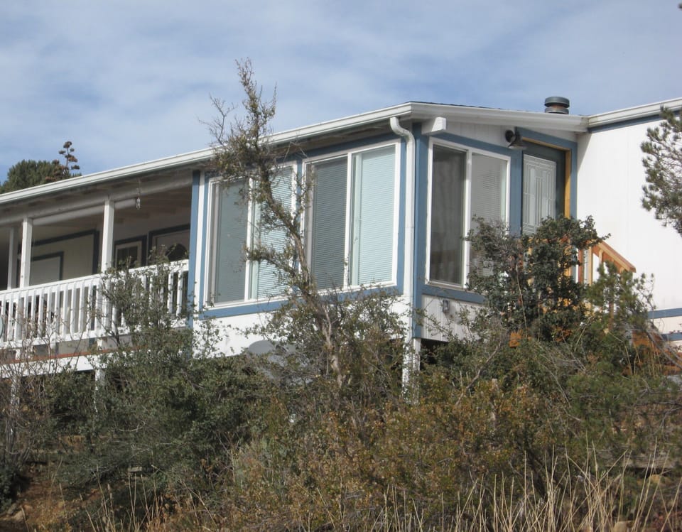 View of the home from the east