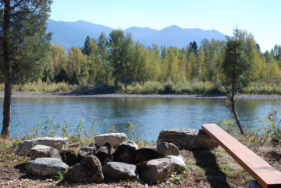 Firepit on the River