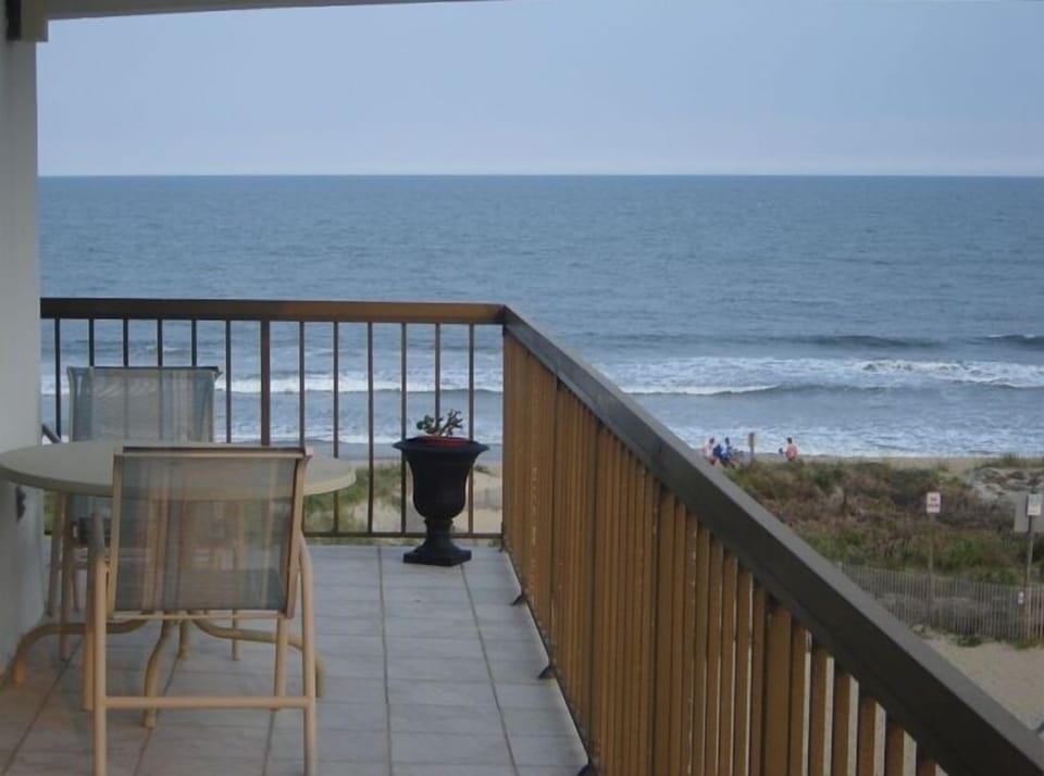 View from side balcony