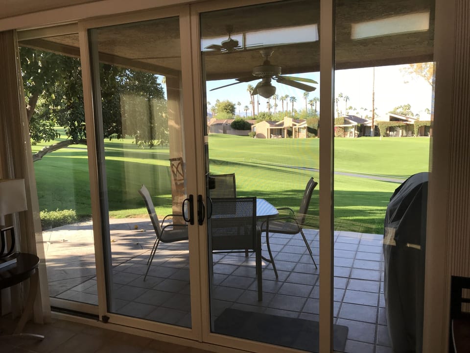 Golf Course Patio.