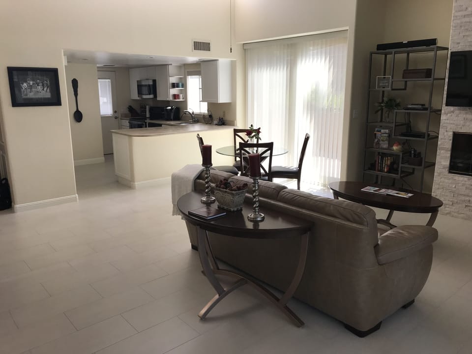 Open concept layout.