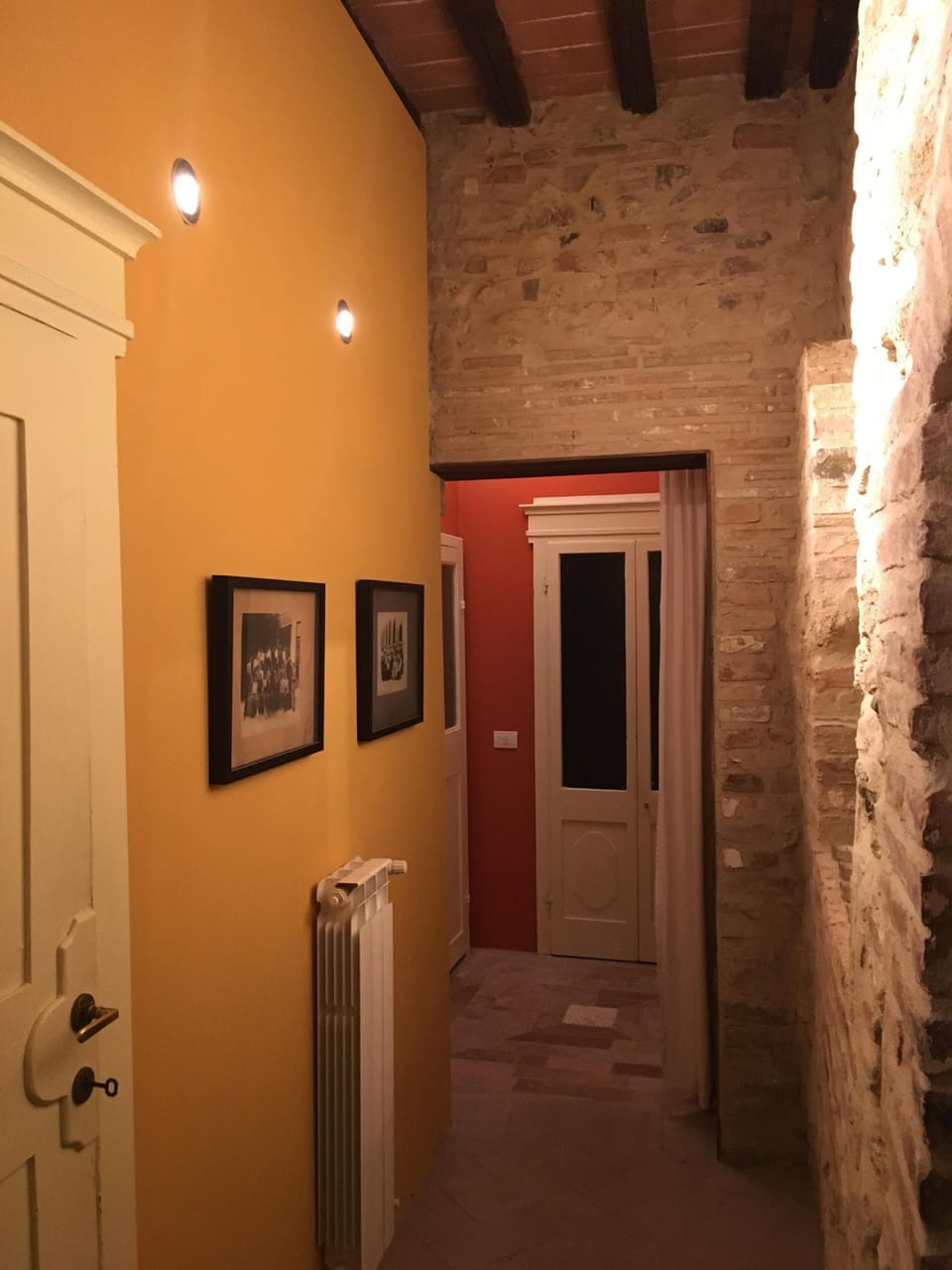 Hallway to downstairs bedrooms