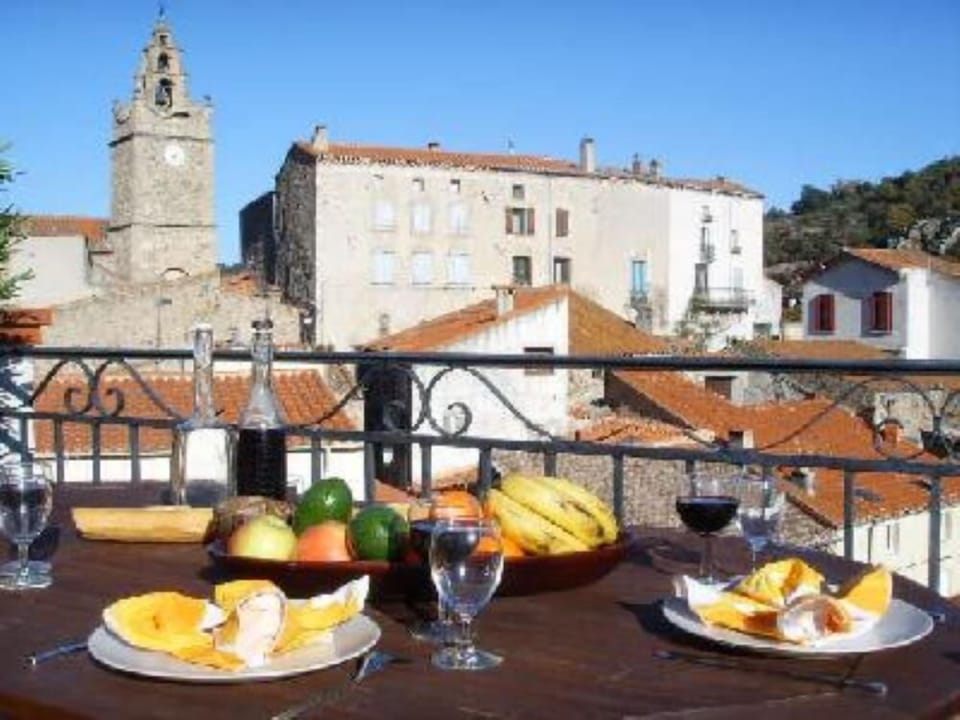 View from terrace. Private and not overlooked
