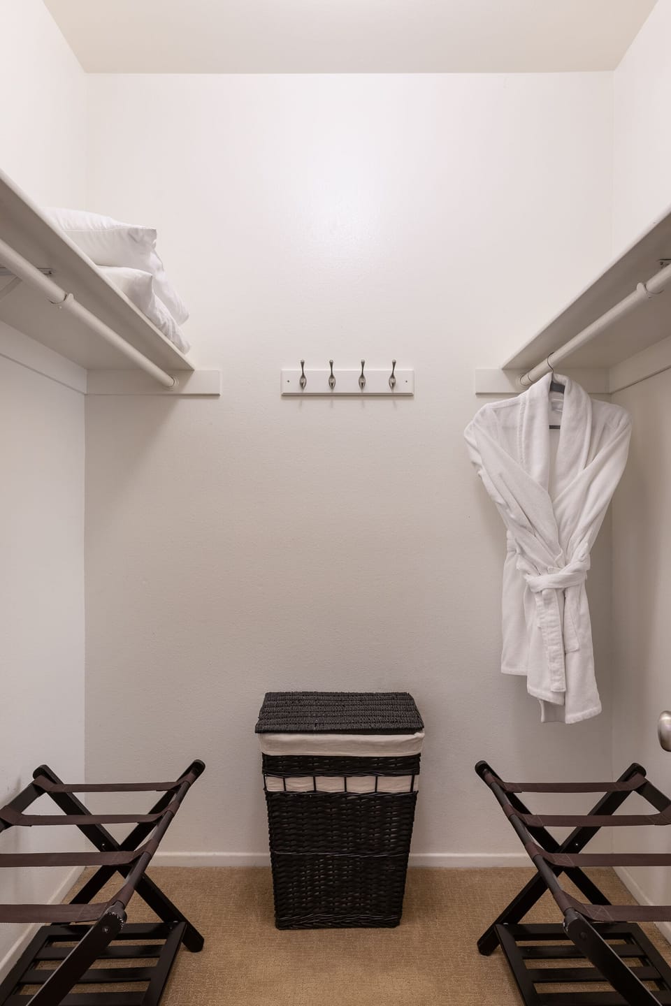 Guest room closet