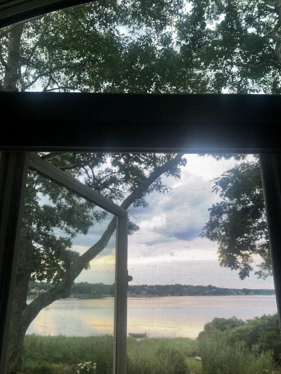 View from the bed