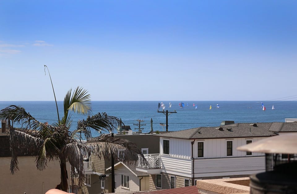 View from rooftop deck