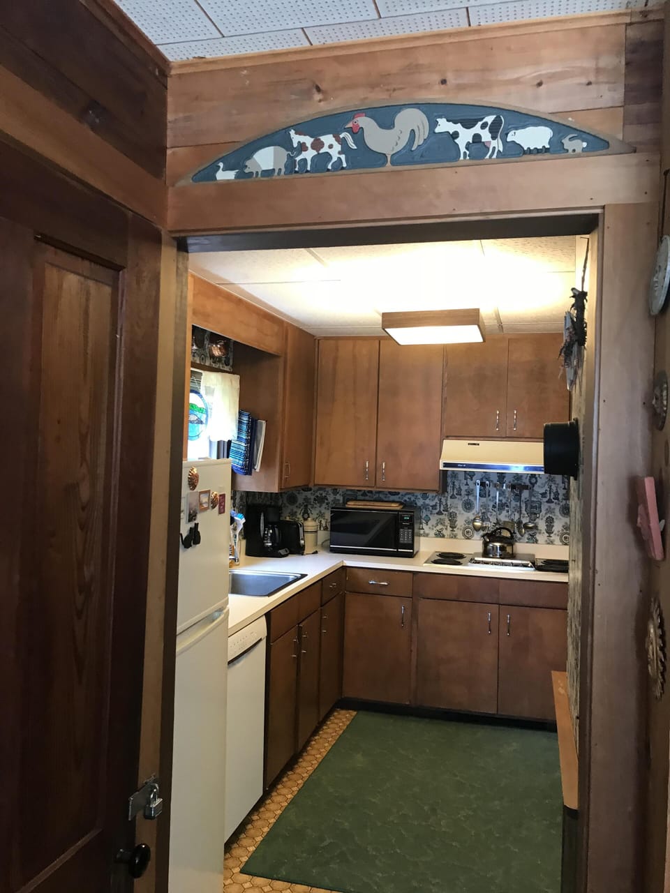 kitchen view from living room