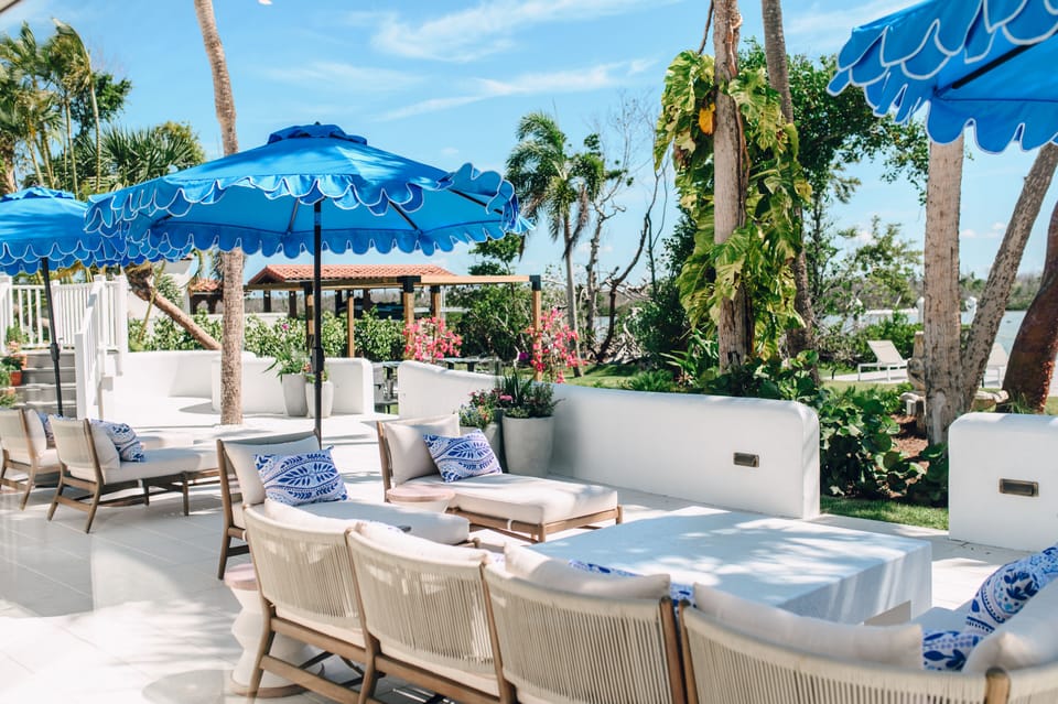 Seating on our Patio Lounge Area