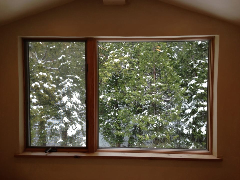 View from the loft in the master bedroom