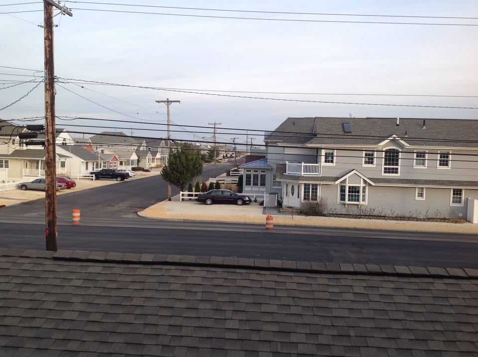 looking toward the ocean
