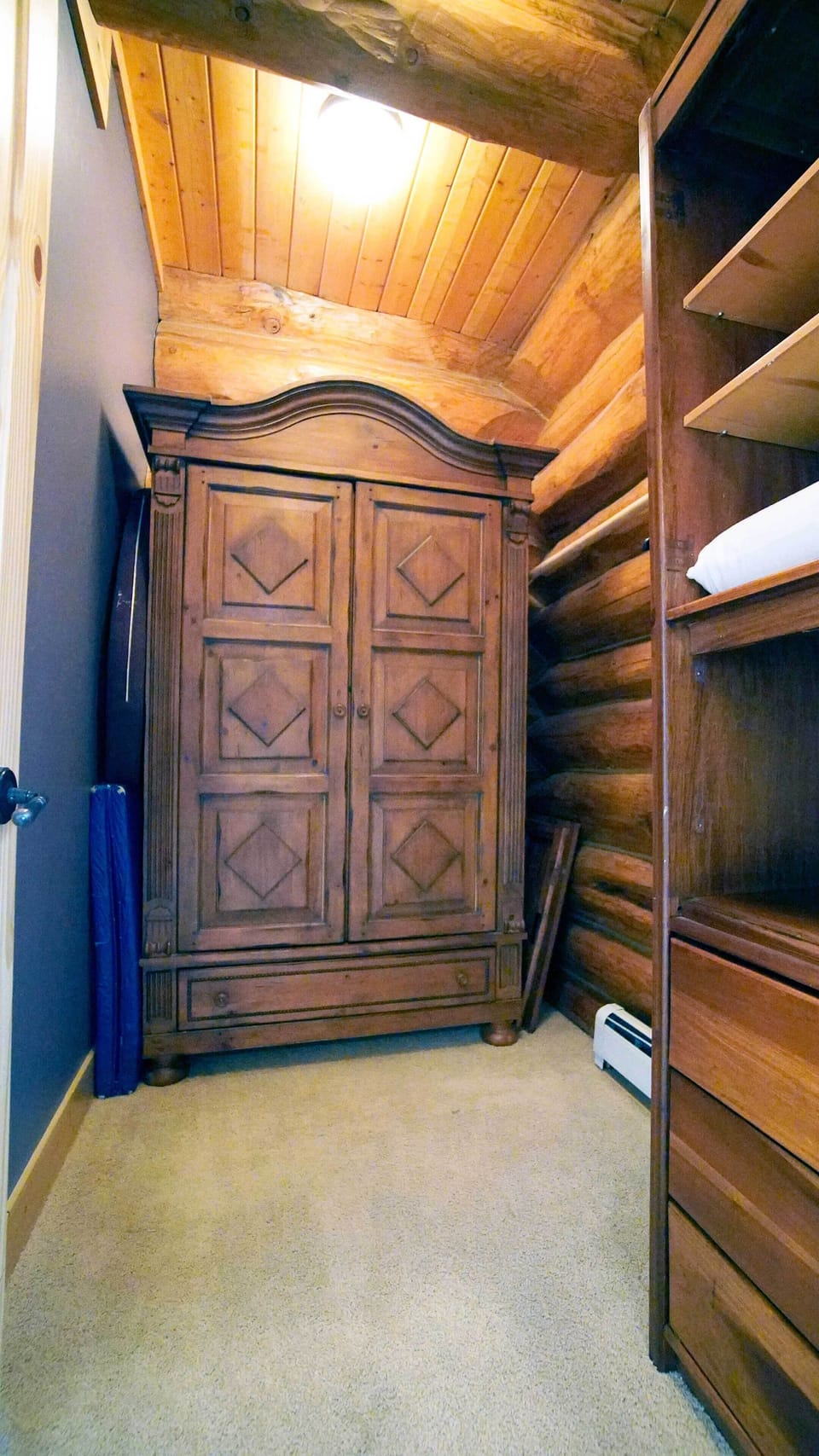 Large master walk-in closet.