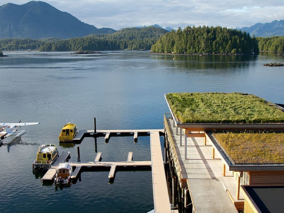 New dock with Eco-Friendly roof