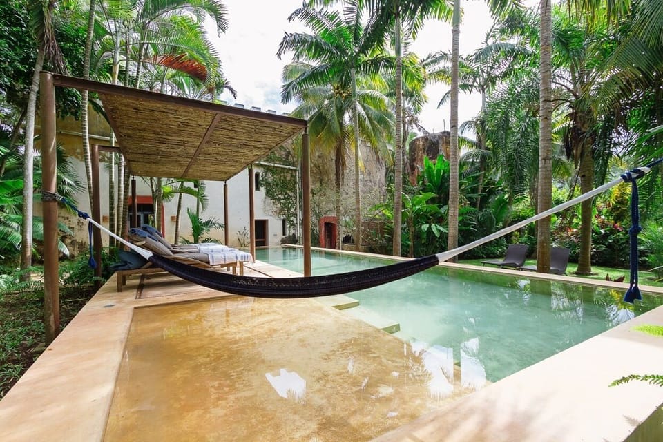Private Pool area behind Casa Vieja