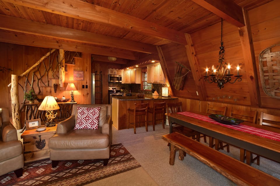 Another view of the cozy great room 