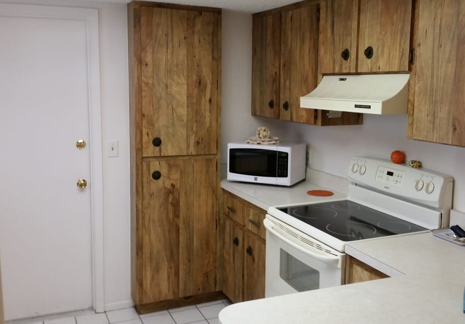 View of one side kitchen