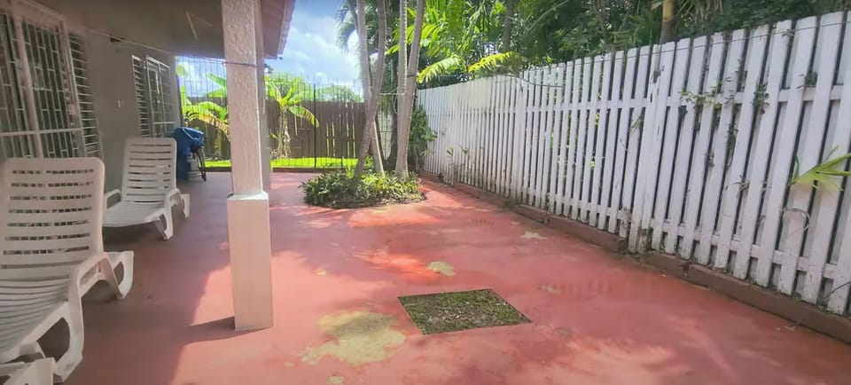 Patio off bedrooms