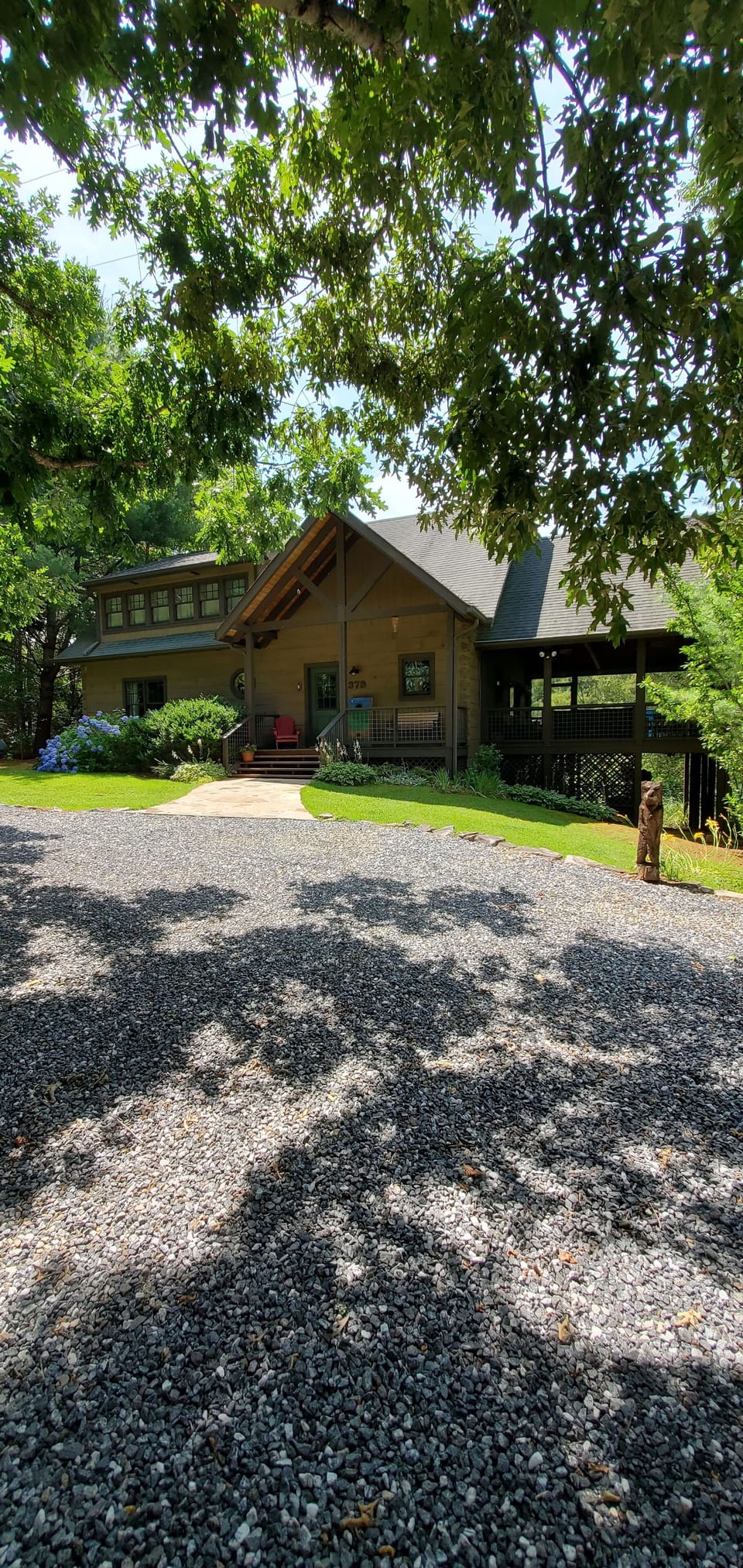 Front view of house