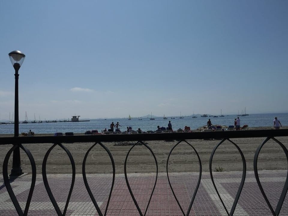 The main pool with the childrens pool at the far end