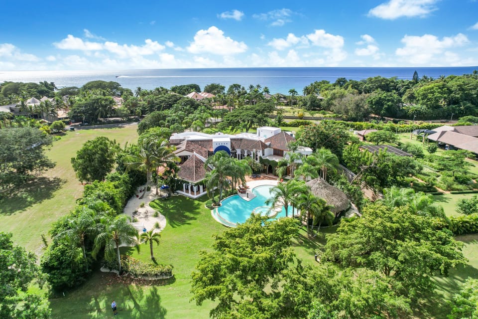Drone View of Villa de los Suenos