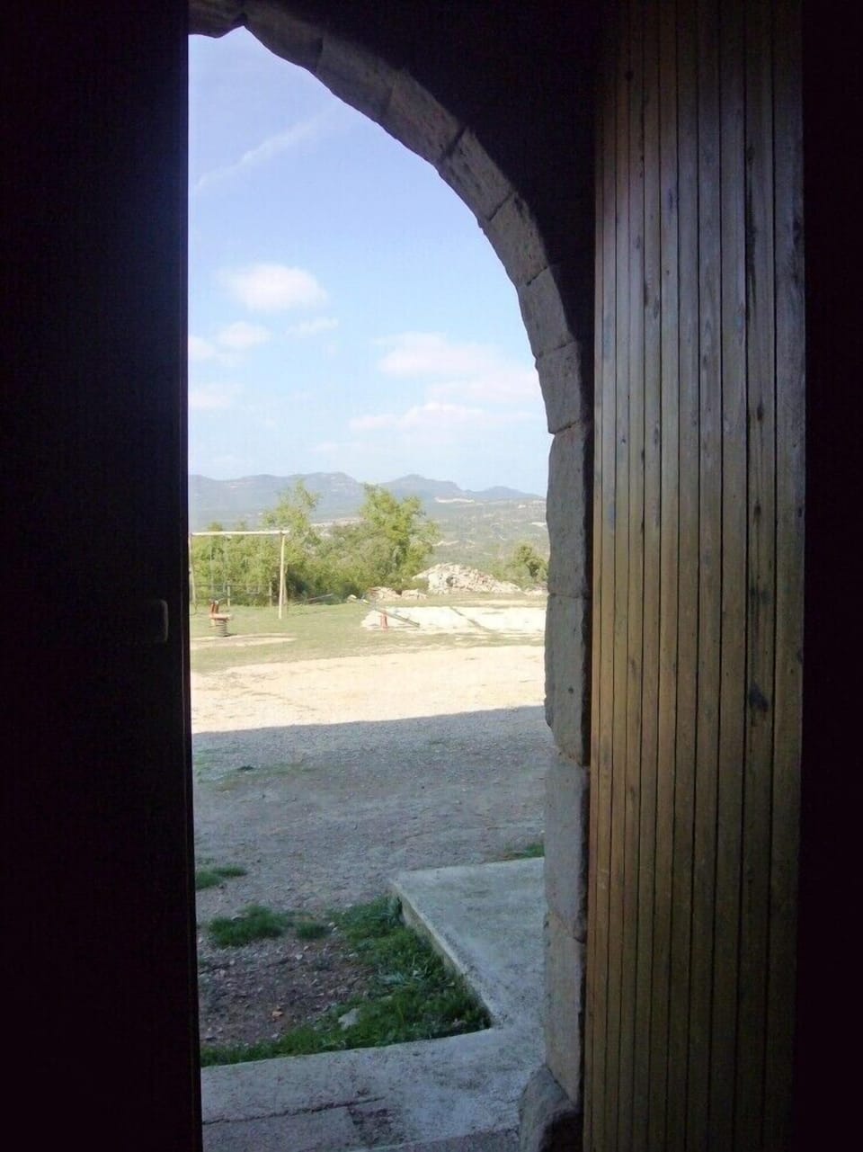 The back entrance to the old castle
