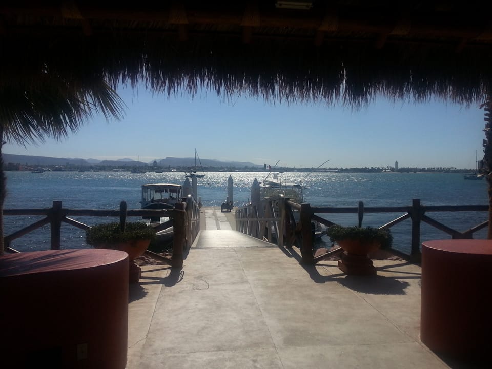 Our dock and water taxi
