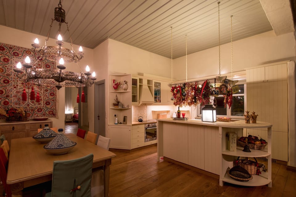 Dinning area and open kitchen