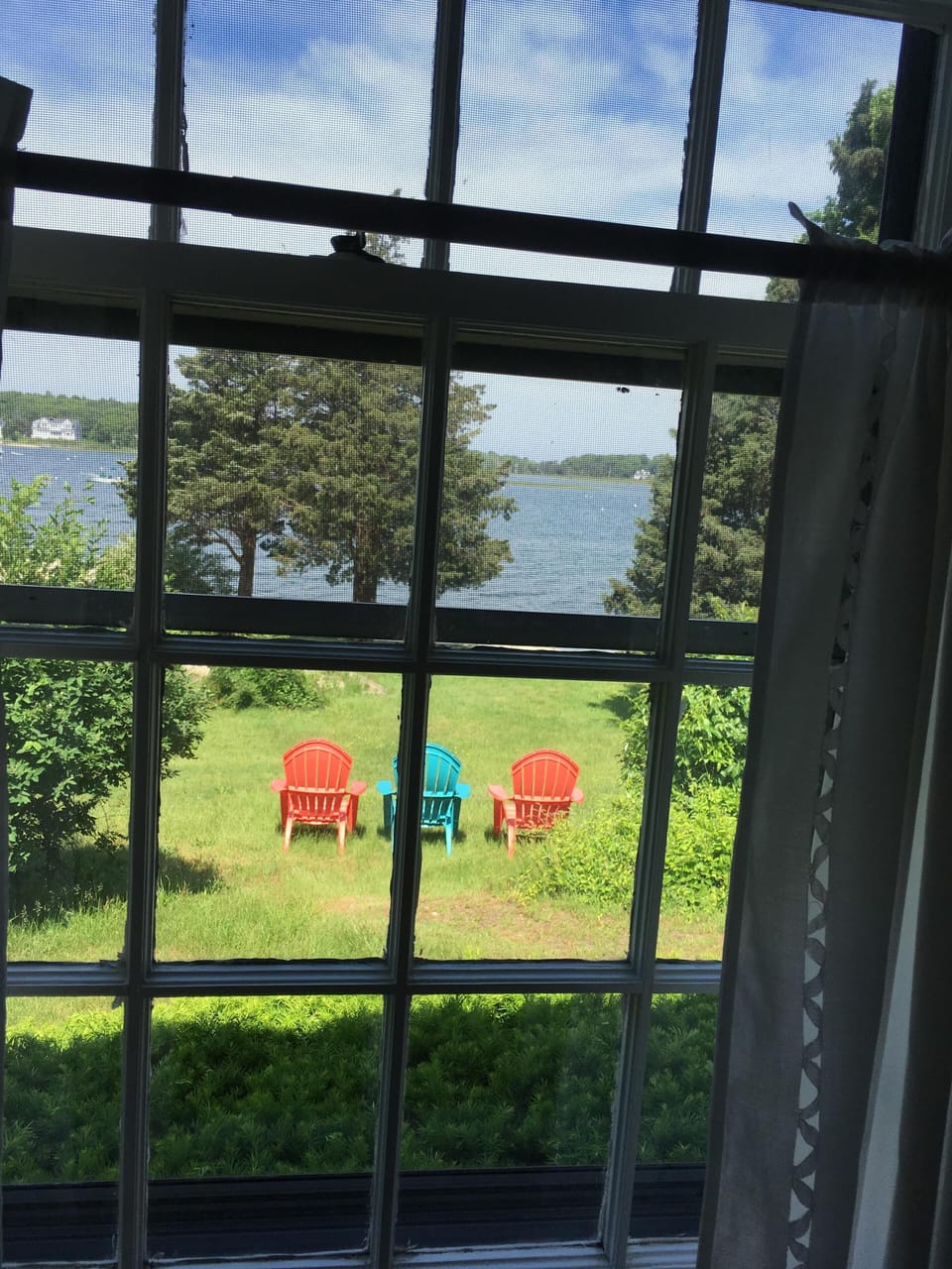 View from master bath