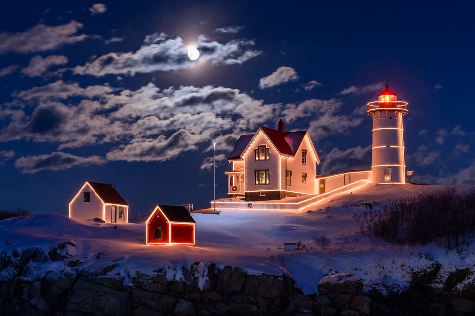 Mike Blanchette took this shot just before Christmas 2013, 1200 feet away.