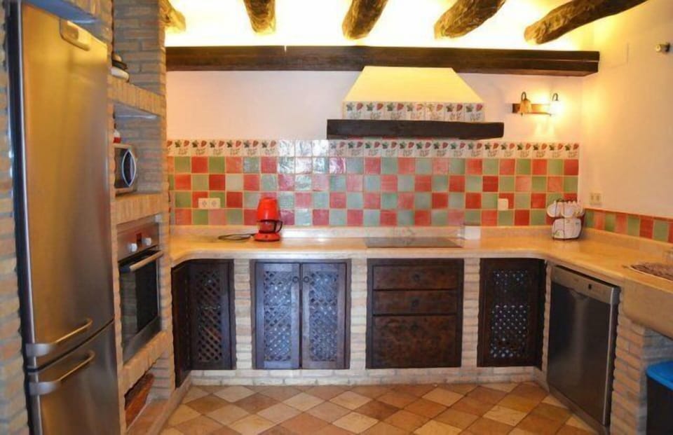 The charming and authentic kitchen is very well equipped