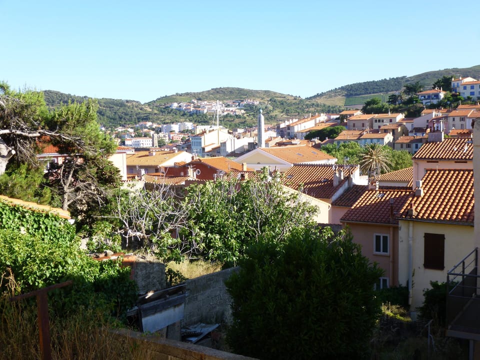 A view from the upper floor kitchen area window