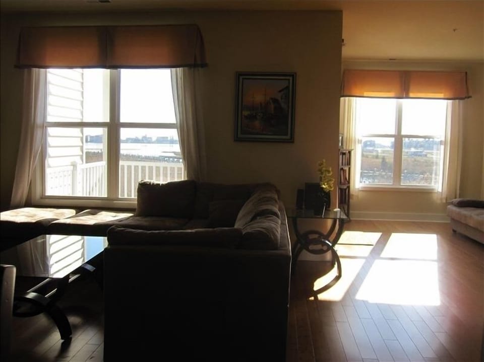 Open Floor Plan with views of Ocean City Skyline and Bay