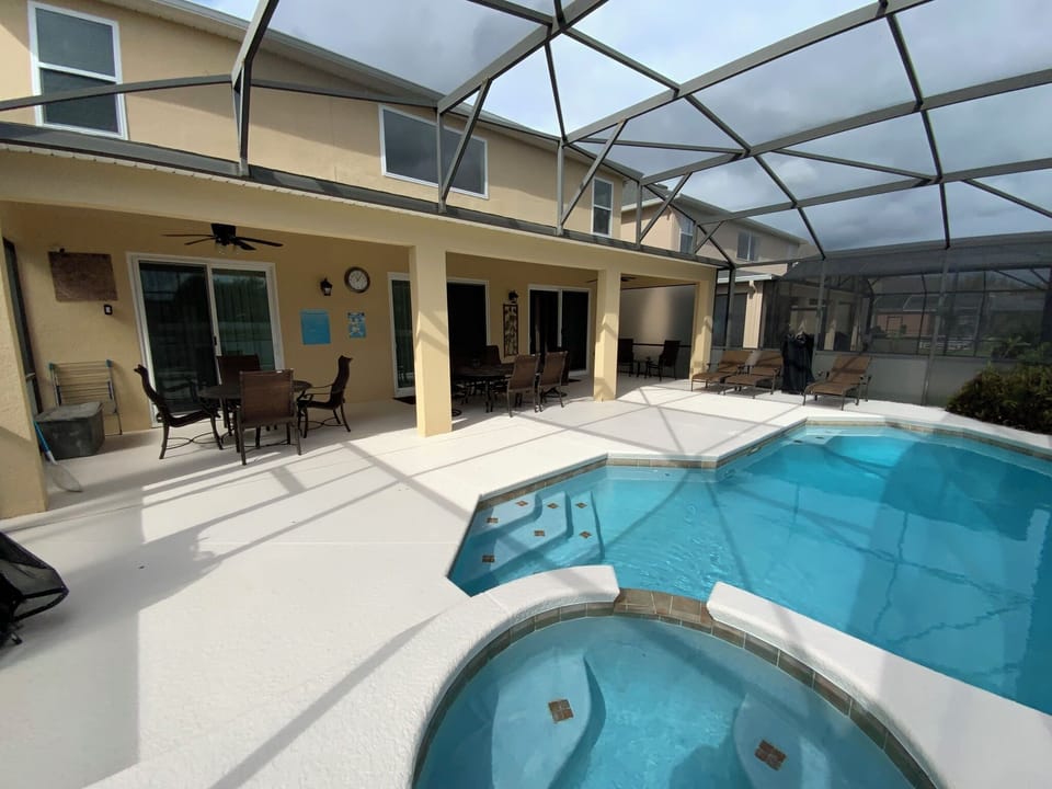 Pool deck and lanai