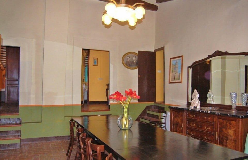 If you should feel like dining inside one day you will find a traditional dining